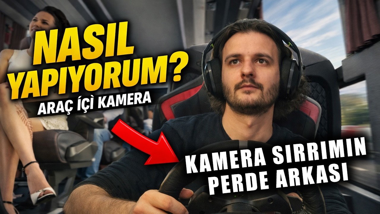 HERKES SORUYORDU! OYUN VIDEOLARIMDAKİ ARAÇ İÇİ GÖRÜNTÜYÜ NASIL YAPIYORUM?